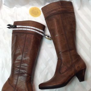 NWT born knee high leather boot